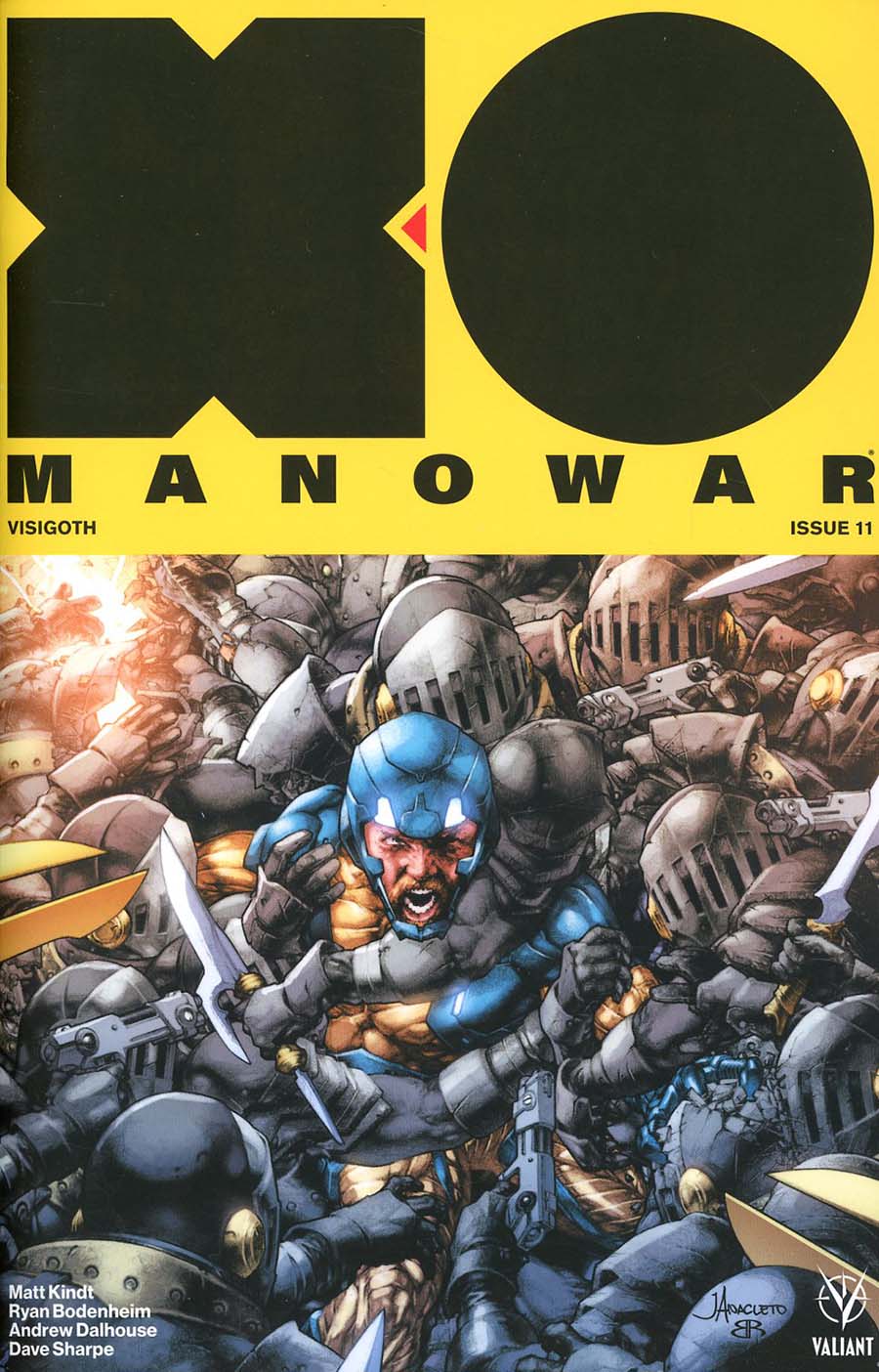 X-O Manowar Vol 4 #11 Cover E Incentive Jay Anacleto X-O Manowar Icon Variant Cover