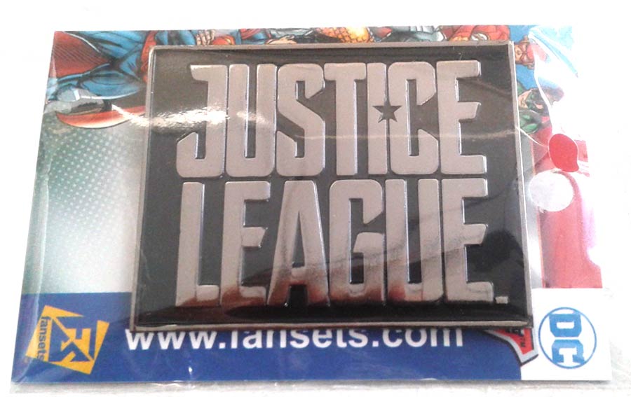 Justice League Movie Enamel Pin - Logo