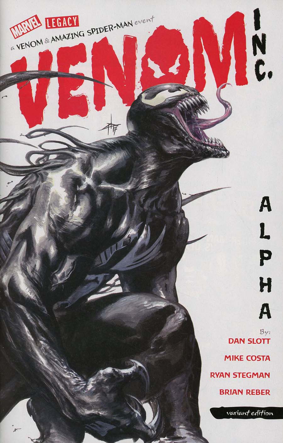Amazing Spider-Man Venom Venom Inc Alpha #1 Cover C Incentive Gabrielle Dell Otto Variant Cover (Venom Inc Part 1)(Marvel Legacy Tie-In)