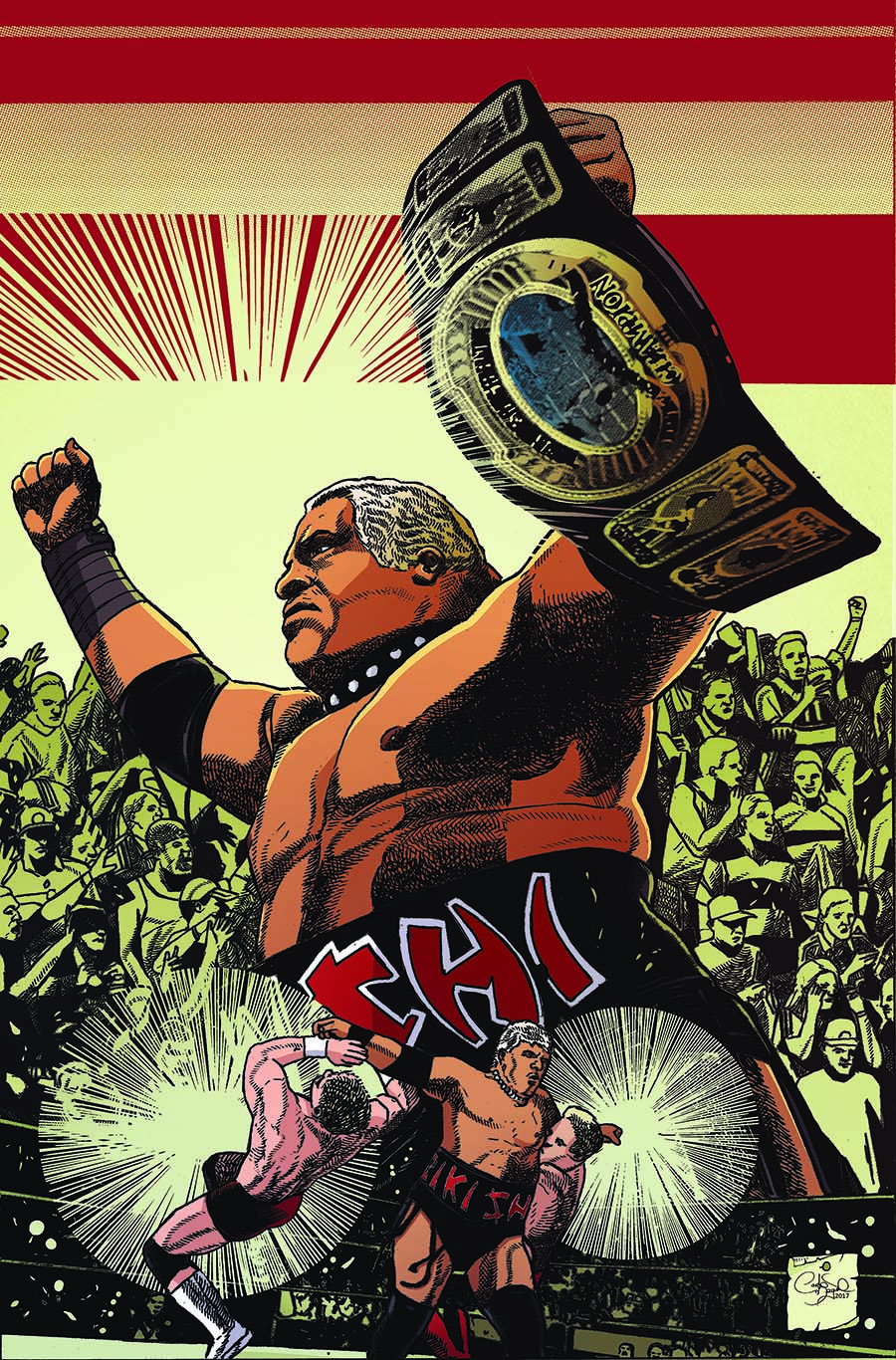 WWE #12 Cover E Incentive Carlos Magno Forever Virgin Variant Cover