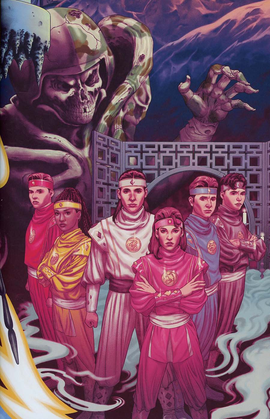 Mighty Morphin Power Rangers (BOOM Studios) #21 Cover C Incentive Steve Morris Connecting Virgin Variant Cover