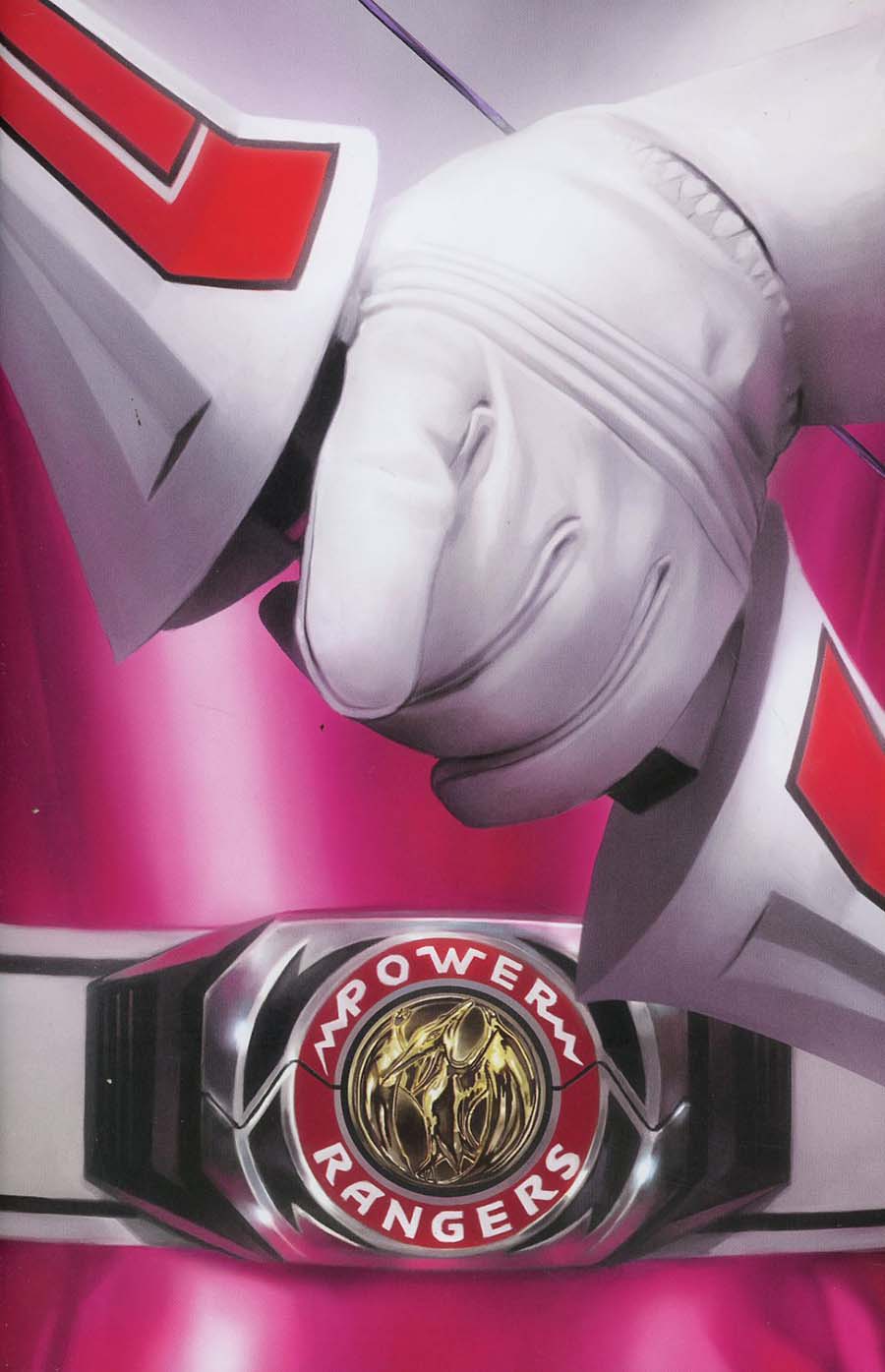 Mighty Morphin Power Rangers (BOOM Studios) #21 Cover E Incentive Miguel Mercado Virgin Variant Cover