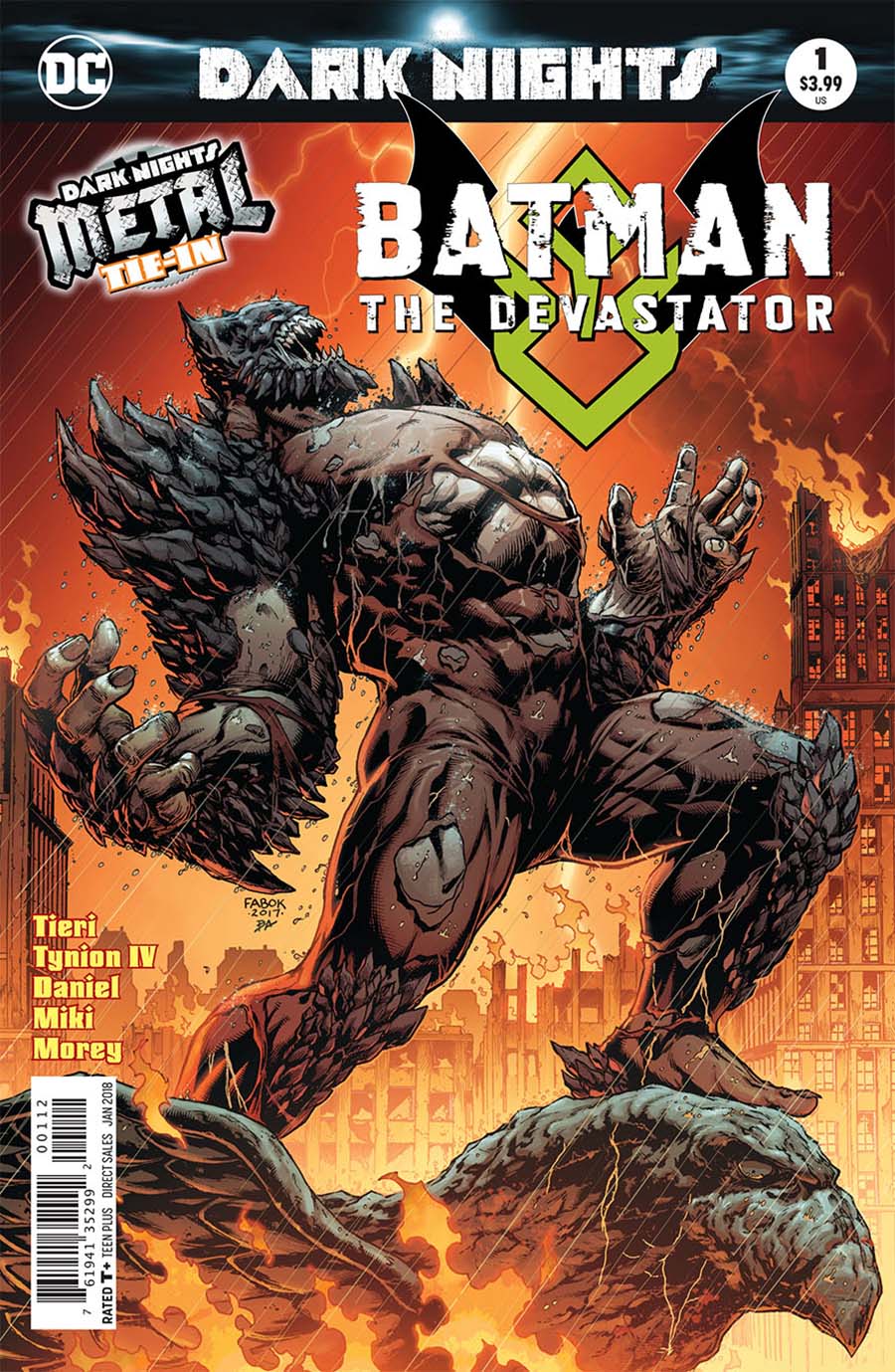 Batman The Devastator #1 Cover B 2nd Ptg (Dark Nights Metal Tie-In)