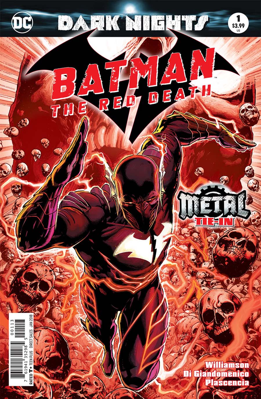 Batman The Red Death #1 Cover C 3rd Ptg (Dark Nights Metal Tie-In)