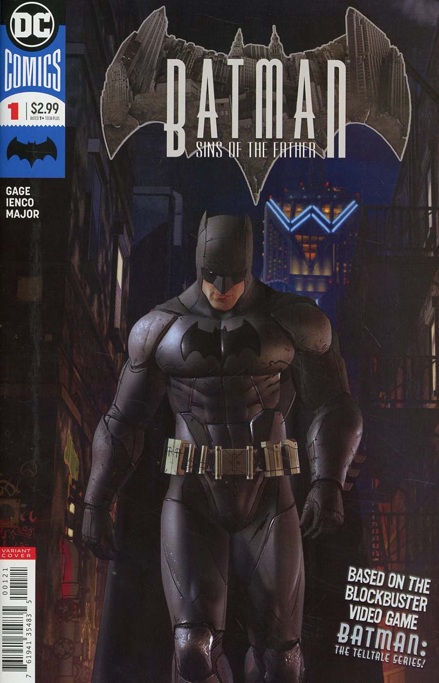 Batman Sins Of The Father #1 Cover B Variant Video Game Art Cover