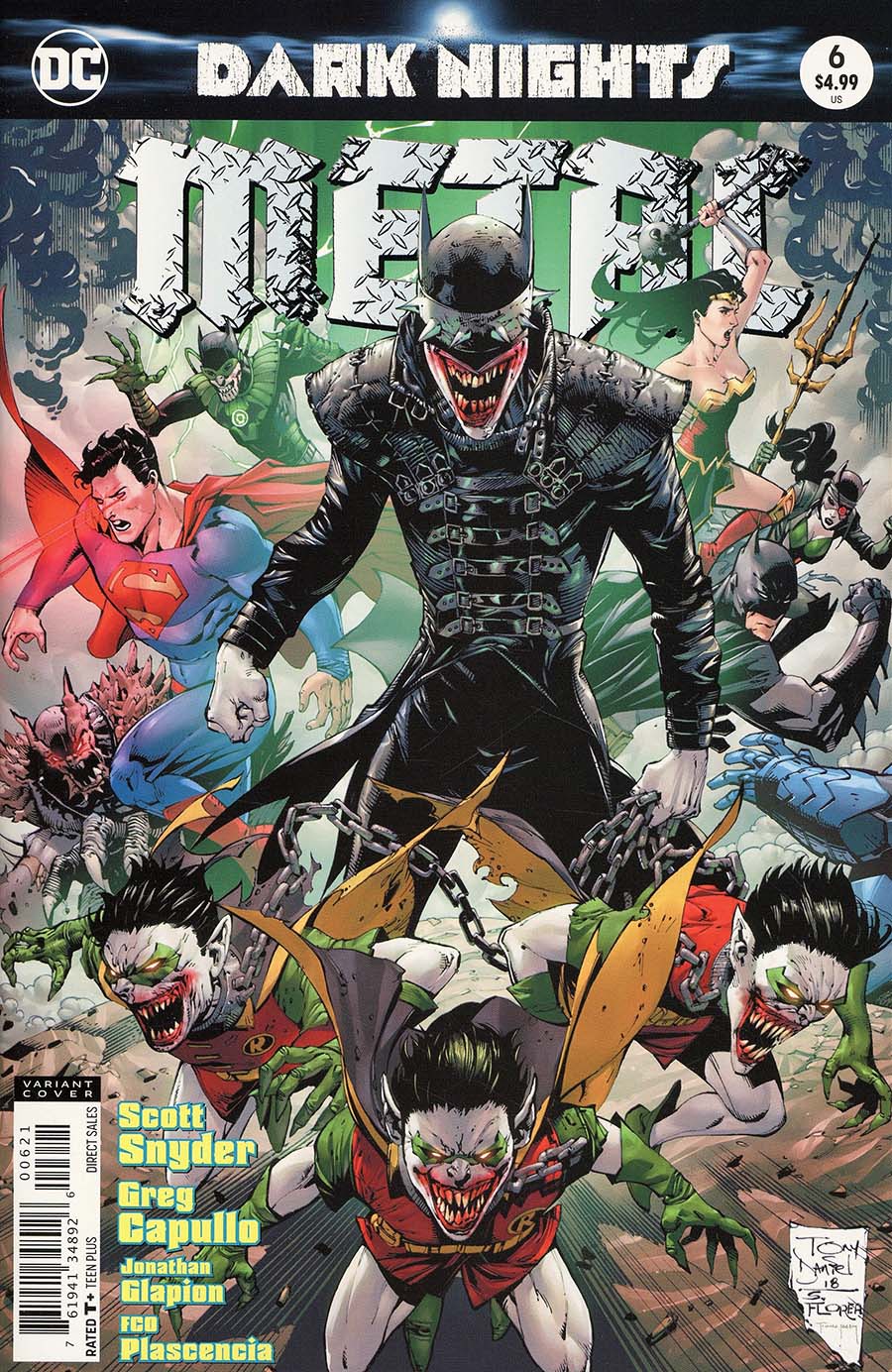 Dark Nights Metal #6 Cover B Variant Tony S Daniel Cover