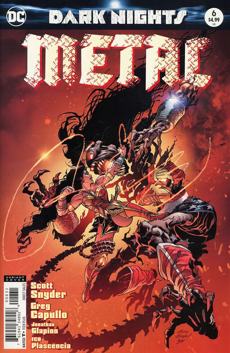 Dark Nights Metal #6 Cover C Variant Andy Kubert Cover