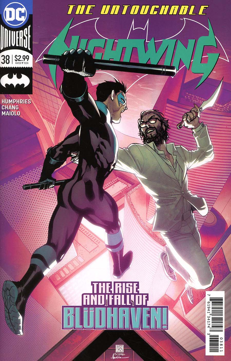 Nightwing Vol 4 #38 Cover A Regular Bernard Chang Cover