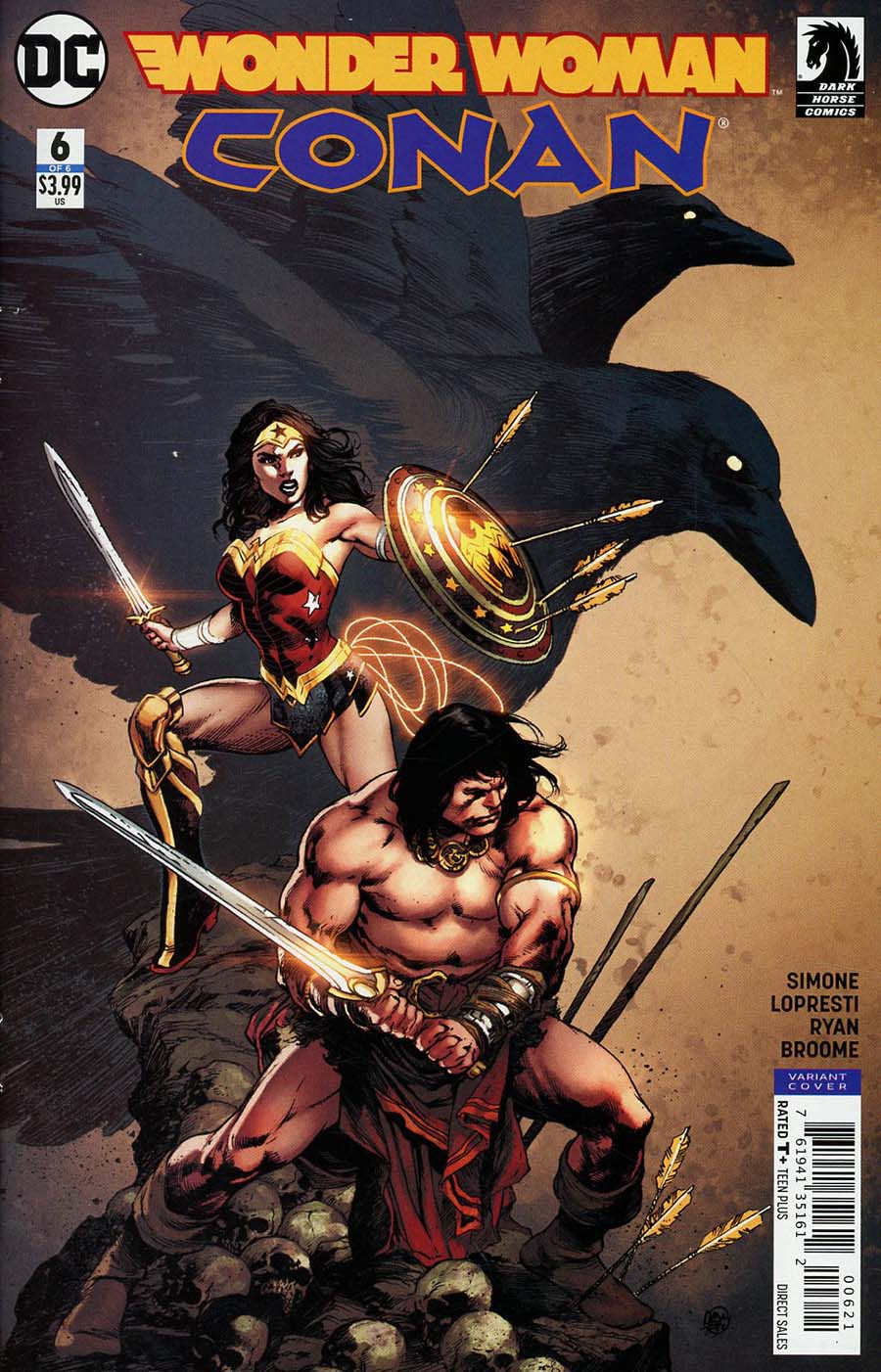 Wonder Woman Conan #6 Cover B Variant Ivan Reis Cover