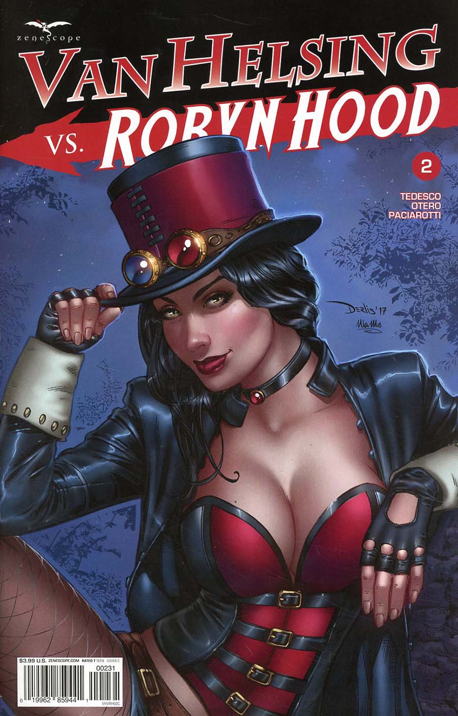 Grimm Fairy Tales Presents Van Helsing vs Robyn Hood #2 Cover C Derlis Santacruz