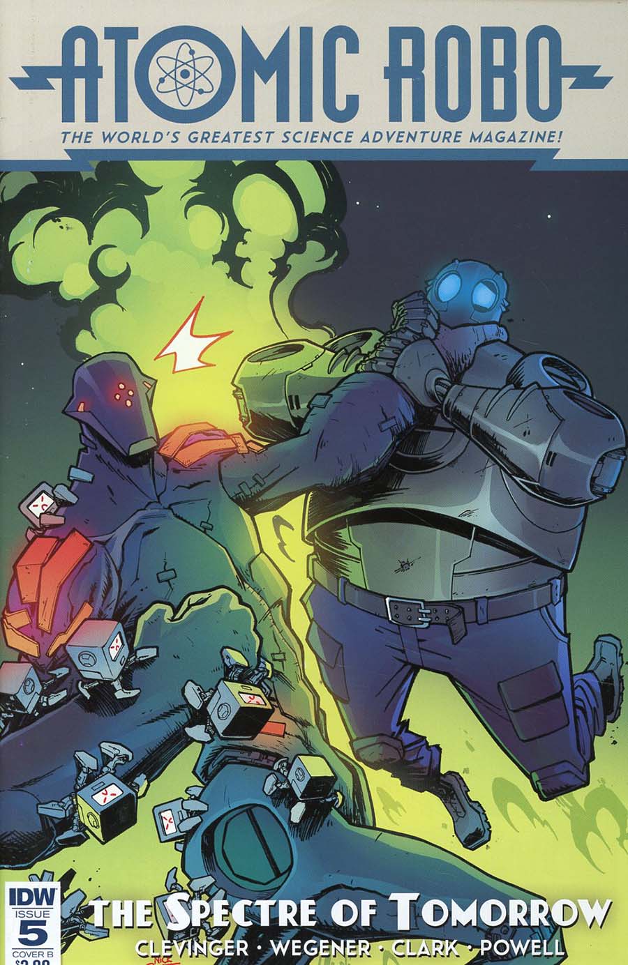 Atomic Robo And The Spectre Of Tomorrow #5 Cover B Variant Nick Roche Cover