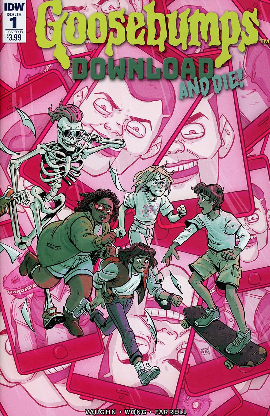 Goosebumps Download And Die #1 Cover B Variant Naomi Franquiz Cover