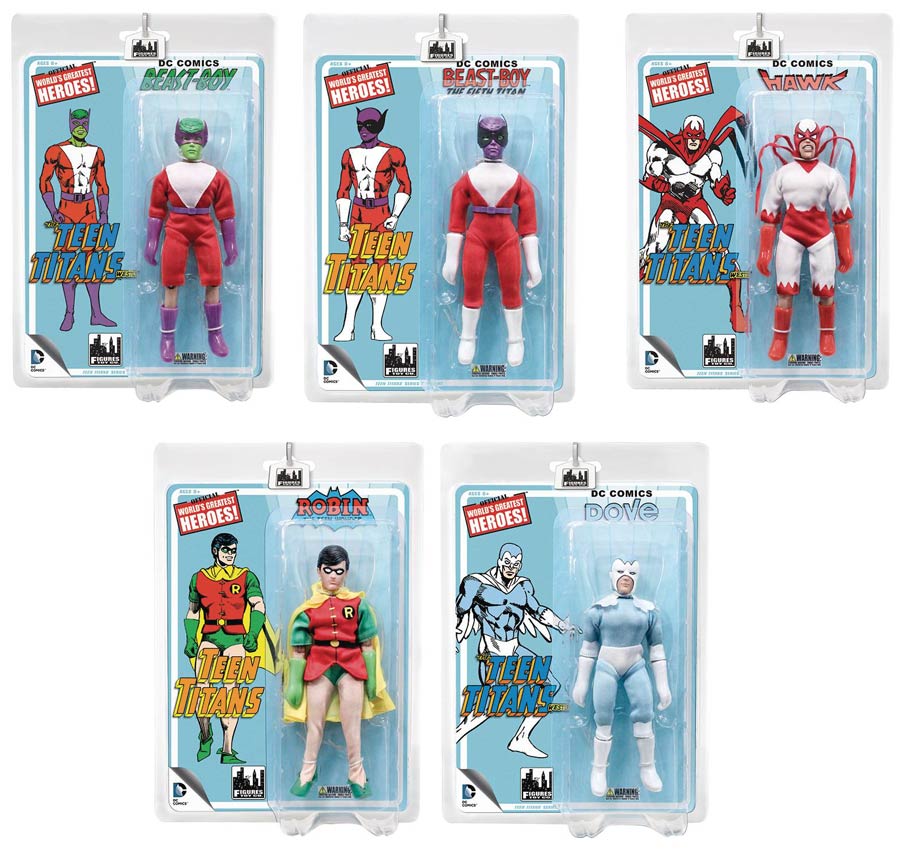 DC Retro Teen Titans 8-Inch Action Figure Series 2 Assortment Case