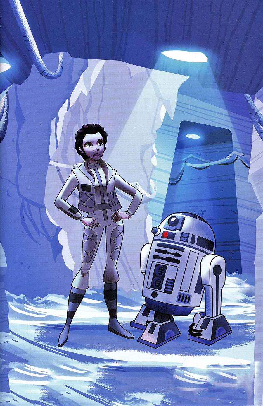 Star Wars Adventures Forces Of Destiny Princess Leia Cover C Incentive  Animation Cell Variant Cover - Midtown Comics