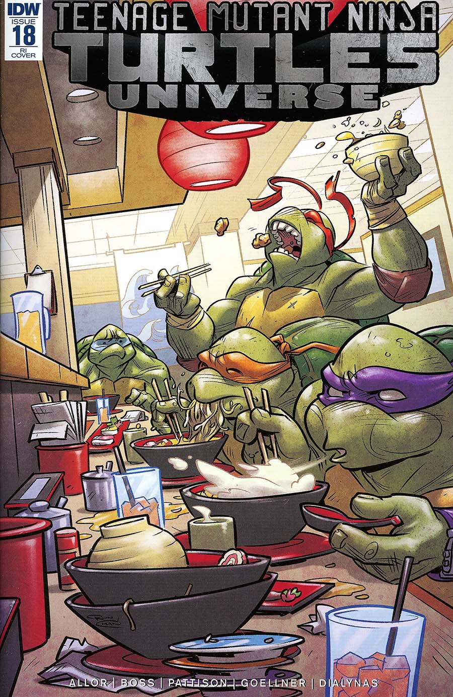 Teenage Mutant Ninja Turtles Universe #18 Cover C Incentive Ron Chan Variant Cover