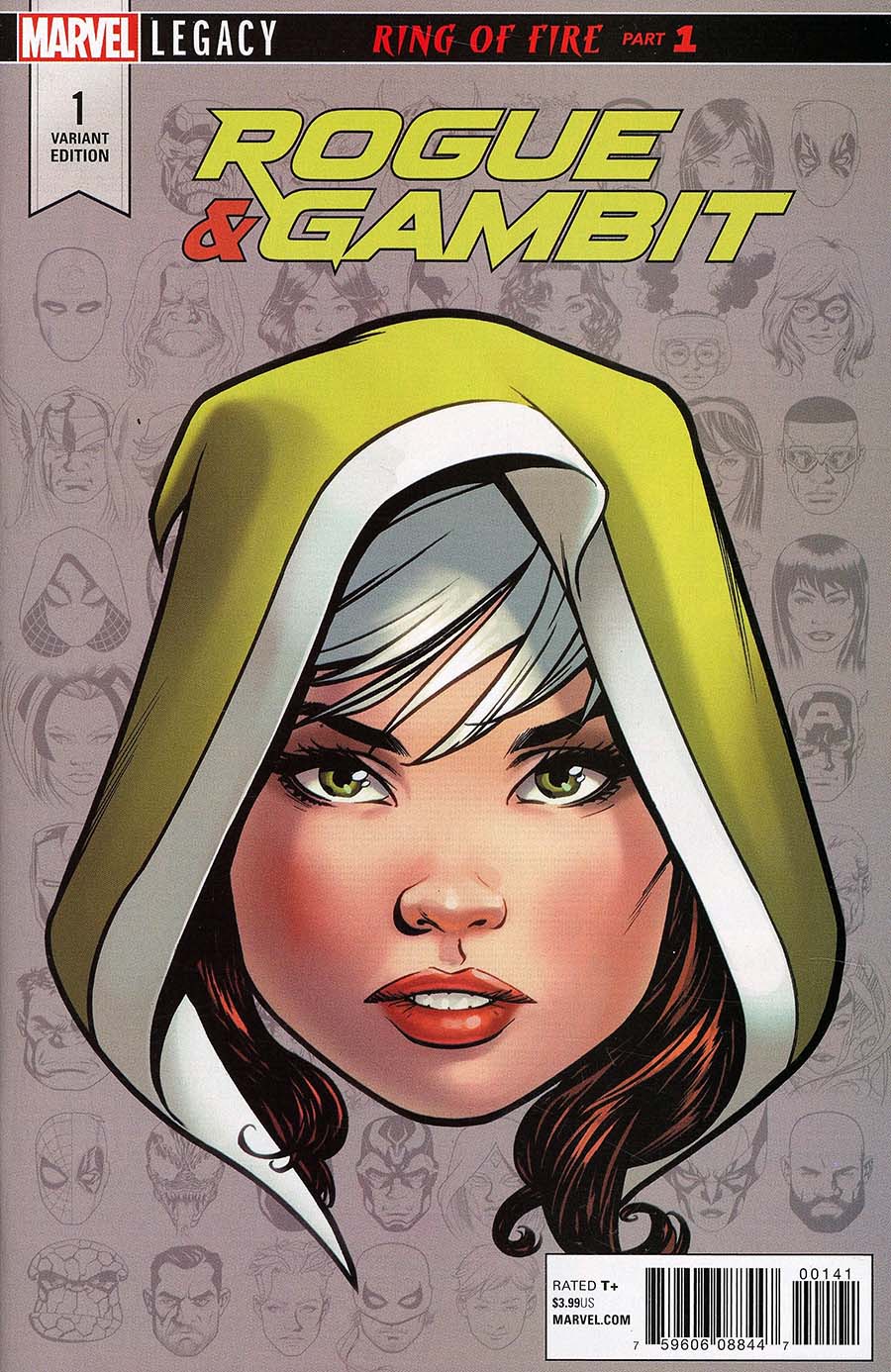 Rogue & Gambit #1 Cover D Incentive Mike McKone Legacy Headshot Variant Cover (Marvel Legacy Tie-In)