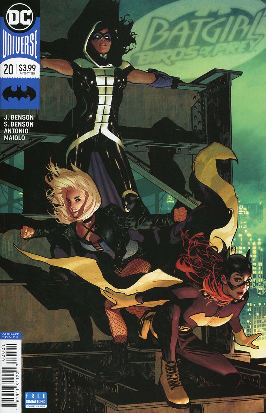 Batgirl And The Birds Of Prey #20 Cover B Variant Adam Hughes Cover