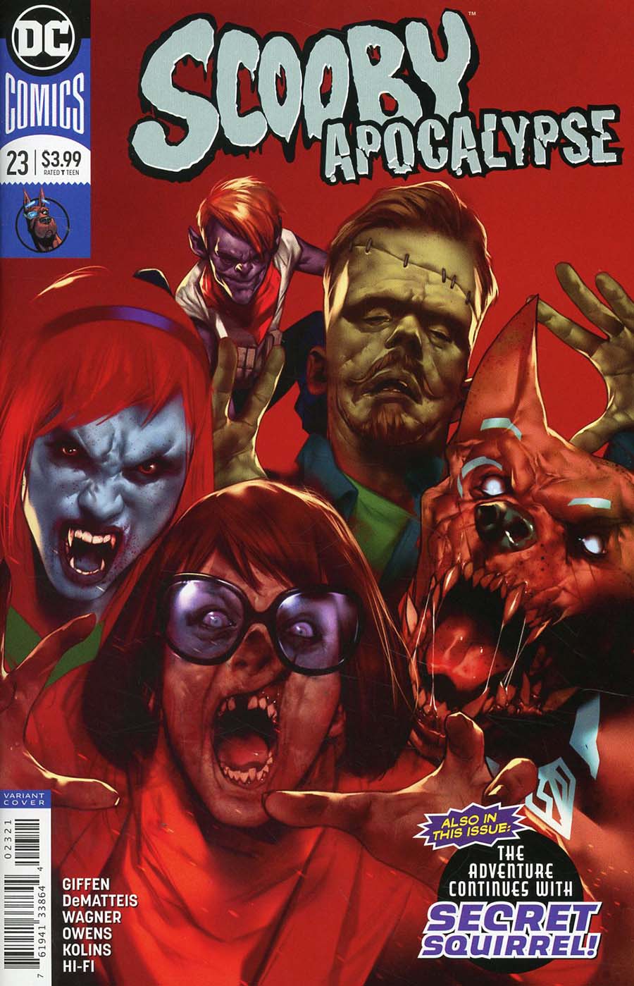 Scooby Apocalypse #23 Cover B Variant Ben Oliver Cover