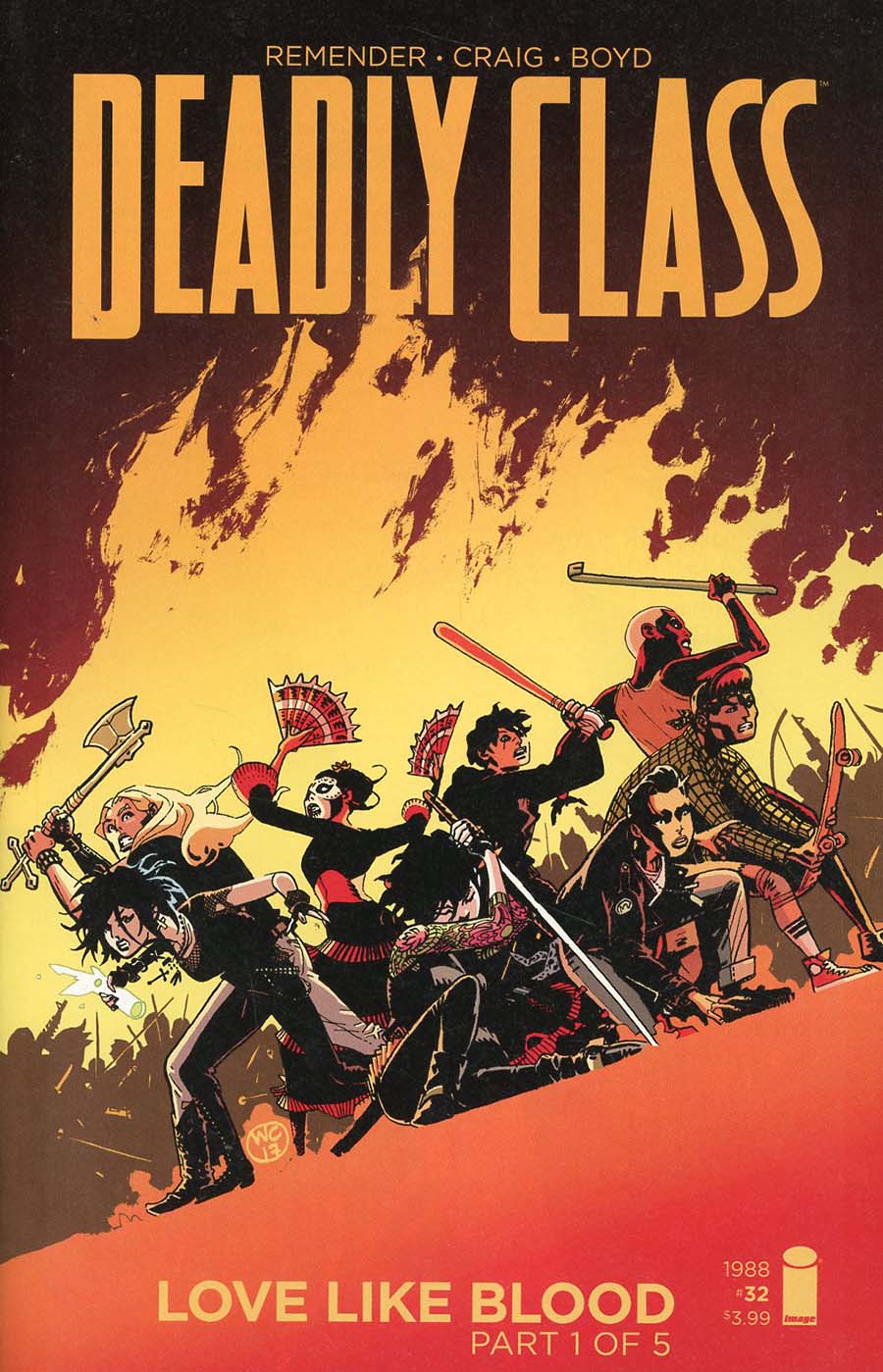 Deadly Class #32 Cover A Regular Wes Craig Cover