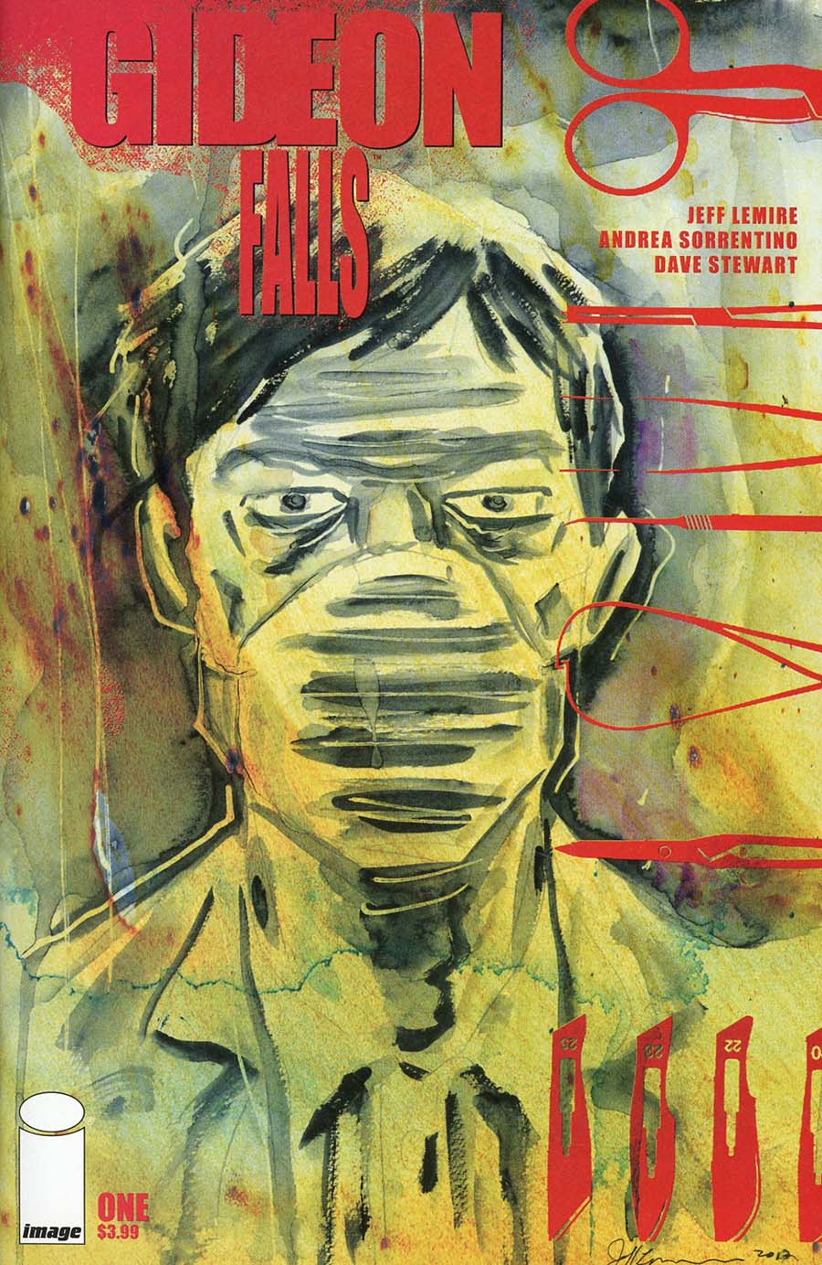 Gideon Falls #1 Cover B Variant Jeff Lemire Cover