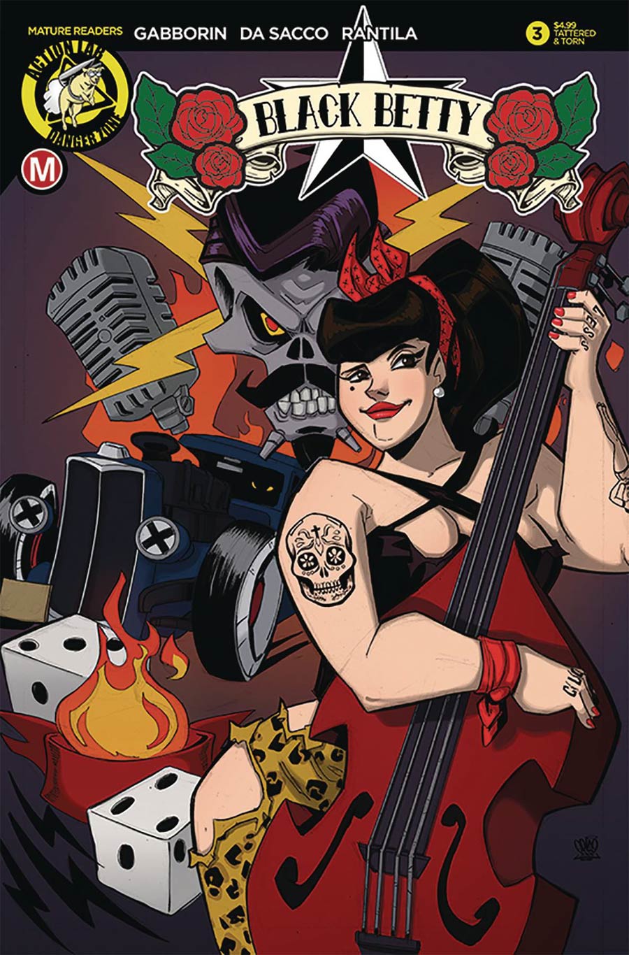 Black Betty #3 Cover F Variant Marcelo Trom Tattered & Torn Cover