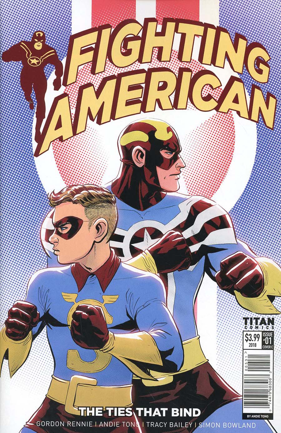 Fighting American Ties That Bind #1 Cover C Variant Andie Tong Cover