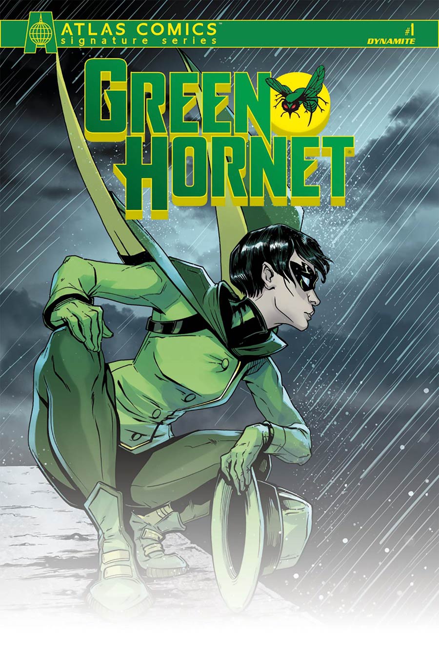 Green Hornet Vol 4 #1 Cover H Atlas Comics Signature Series Signed By Amy Chu