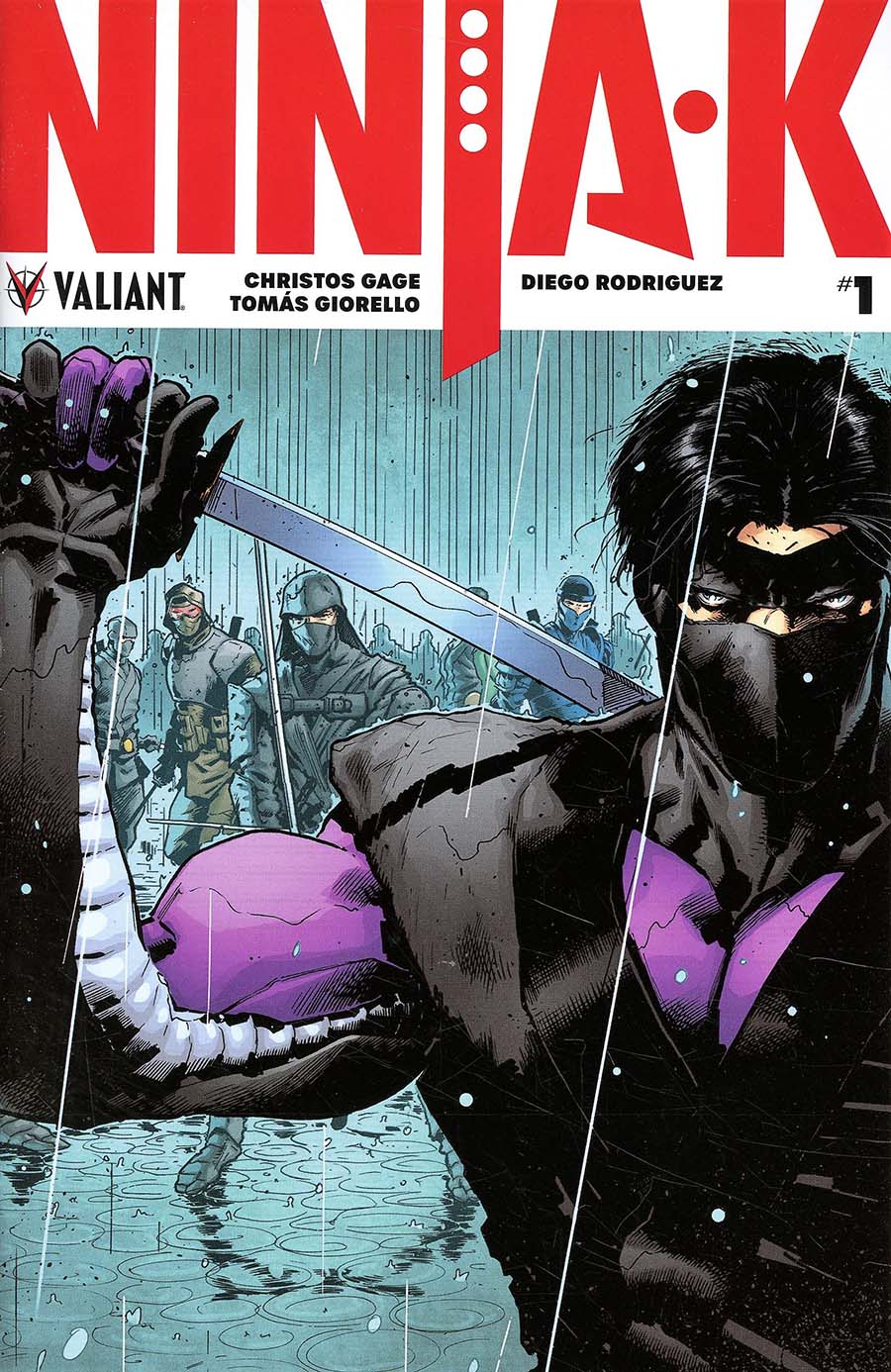 Ninja-K #1 Cover G 2nd Ptg Variant Trevor Hairsine Cover