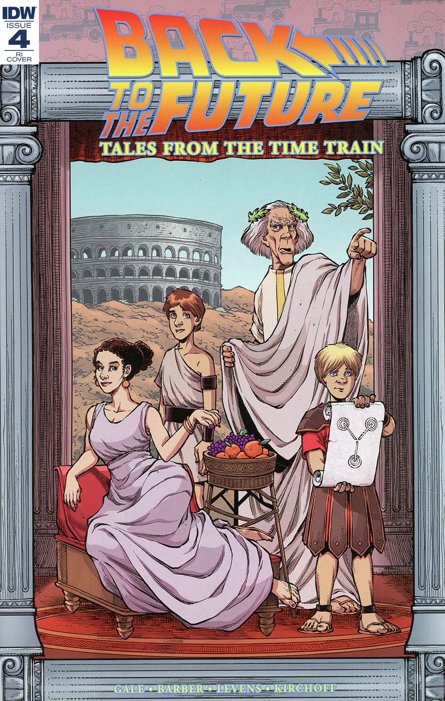 Back To The Future Tales From The Time Train #4 Cover C Incentive Alan Robinson Variant Cover