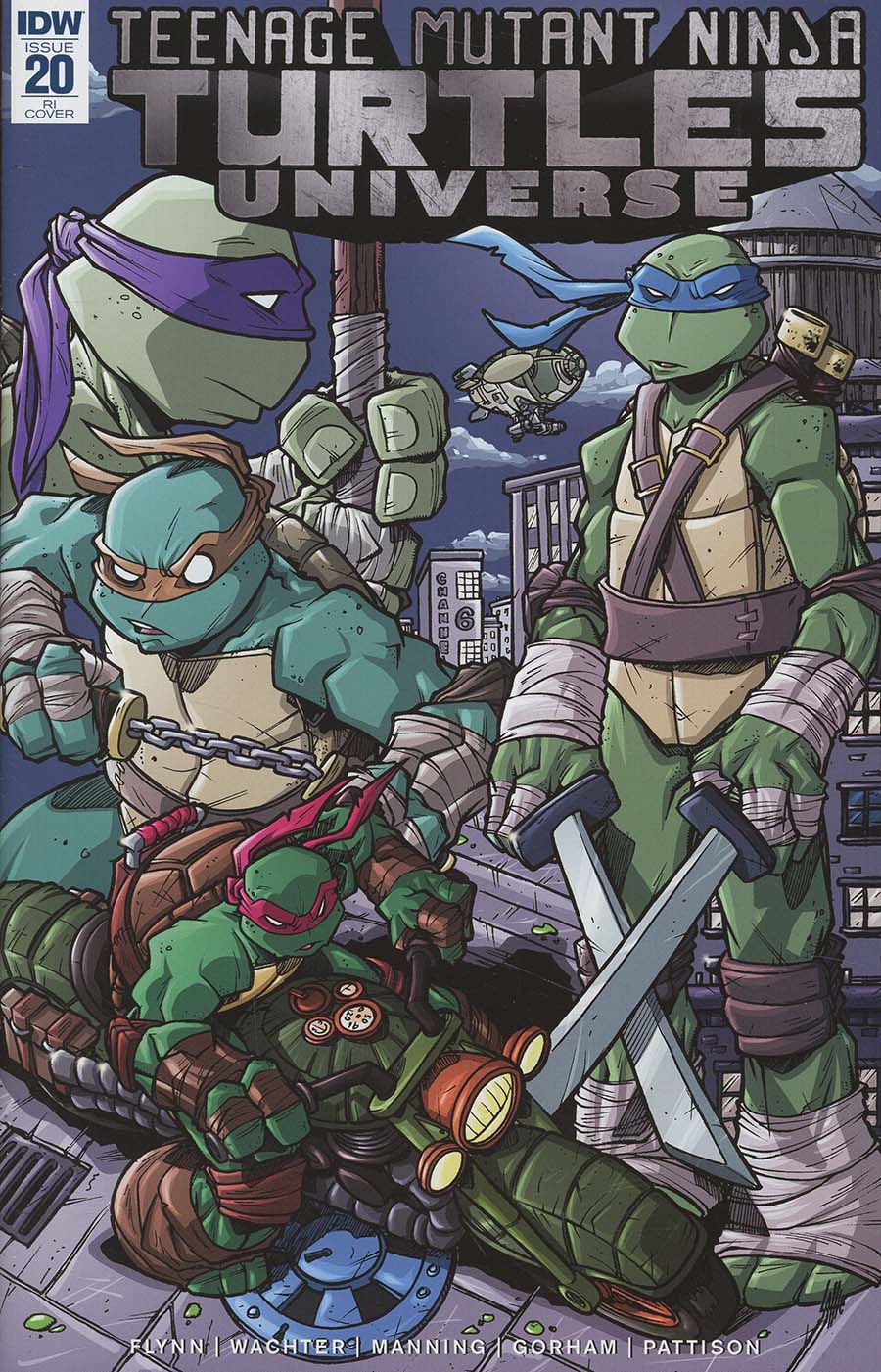 Teenage Mutant Ninja Turtles Universe #20 Cover C Incentive Tim Lattie Variant Cover