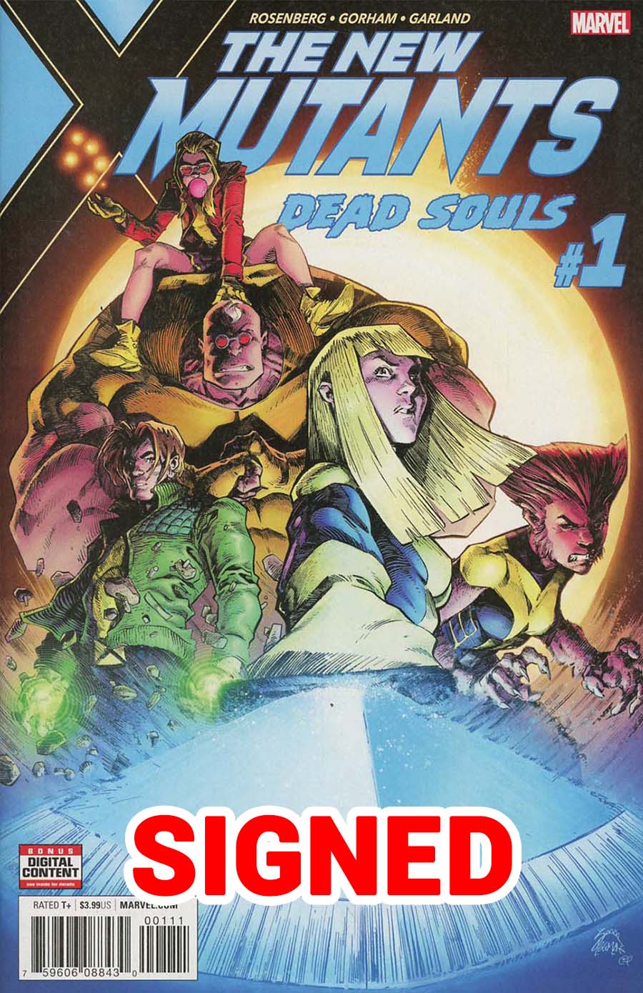 New Mutants Dead Souls #1 Cover G Regular Ryan Stegman Cover Signed By Matthew Rosenberg