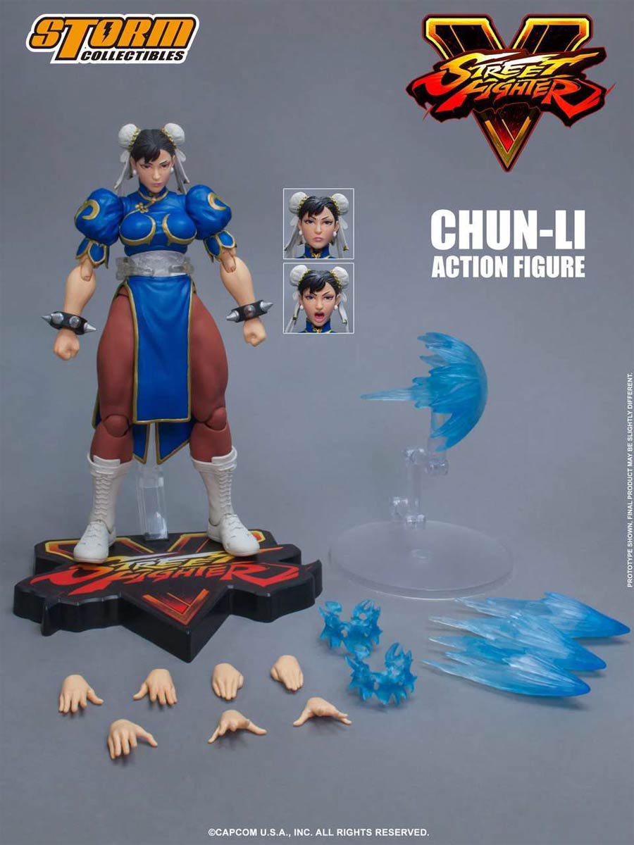 Street Fighter V 1/12 - Chun-Li Action Figure - Midtown Comics