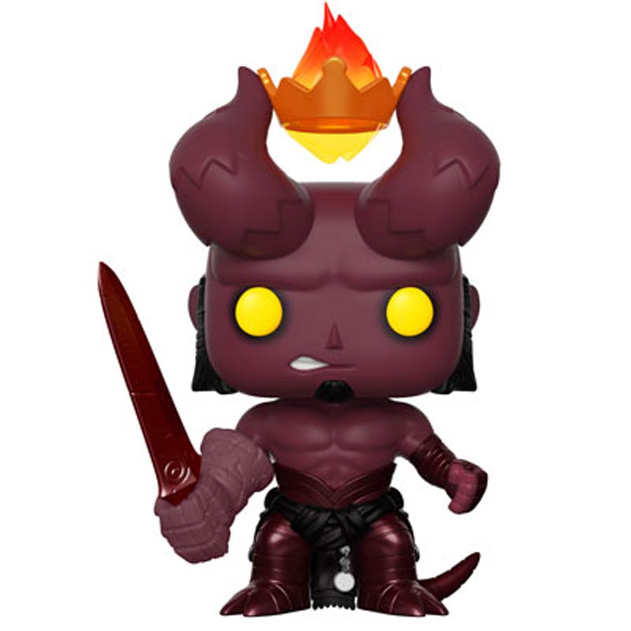 POP Comics Hellboy Hellboy With Crown Vinyl Figure