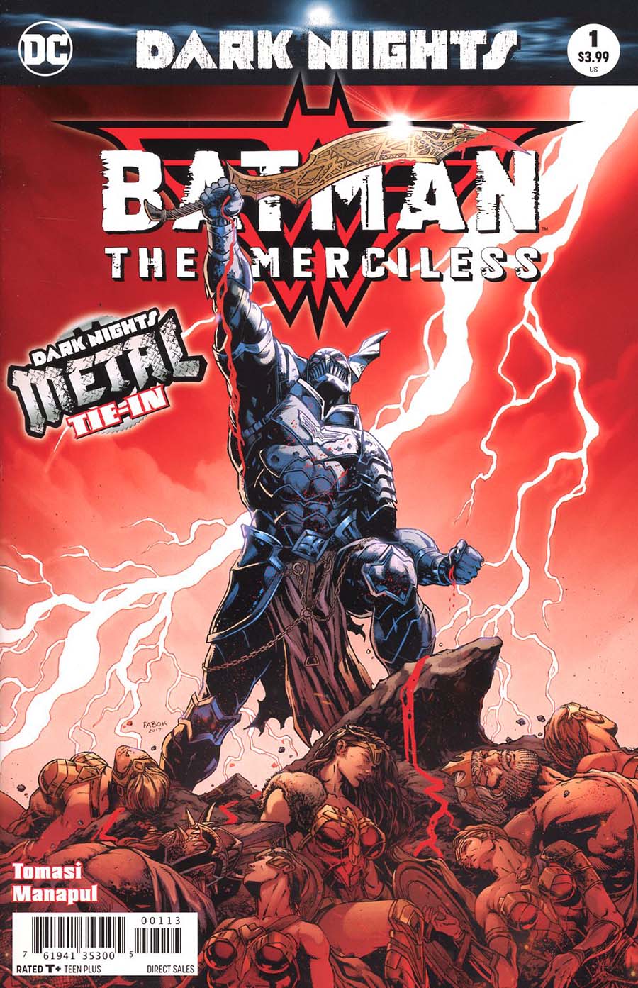 Batman The Merciless #1 Cover C 3rd Ptg Variant Jason Fabok Cover (Dark Nights Metal Tie-In)