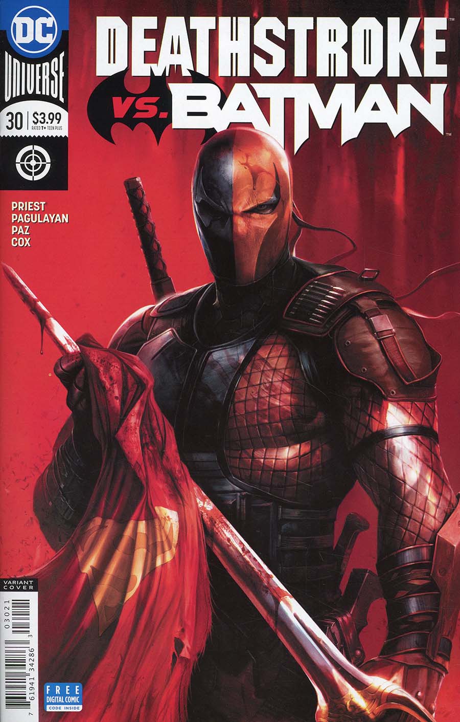 Deathstroke Vol 4 #30 Cover B Variant Francesco Mattina Cover