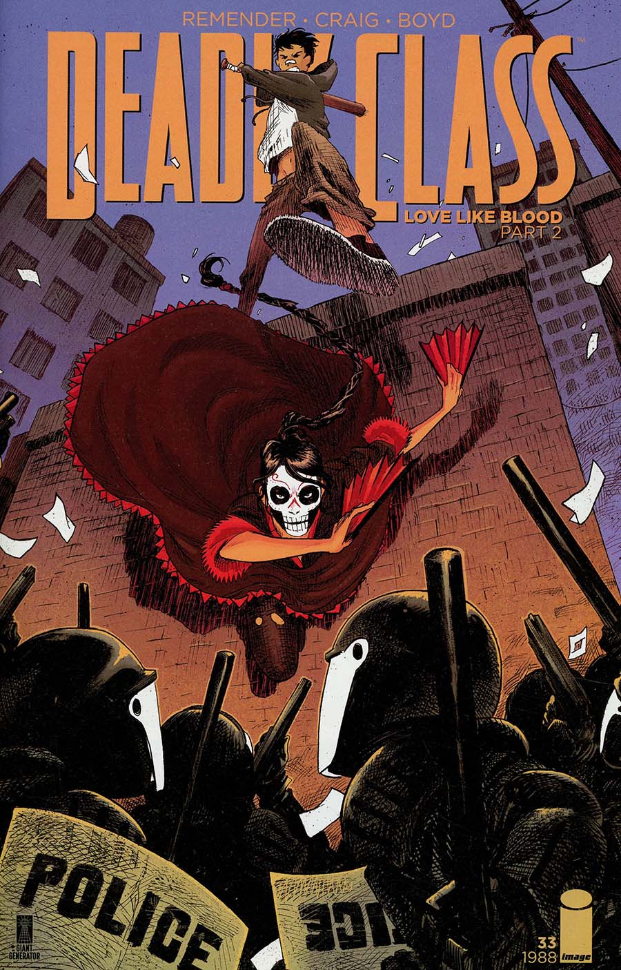 Deadly Class #33 Cover B Variant Jeff Stokely Cover