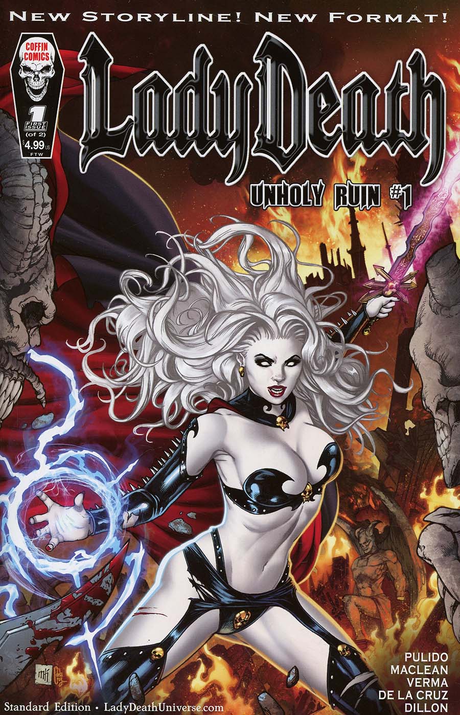 Lady Death Unholy Ruin #1 Cover A Regular Mike Krome Cover