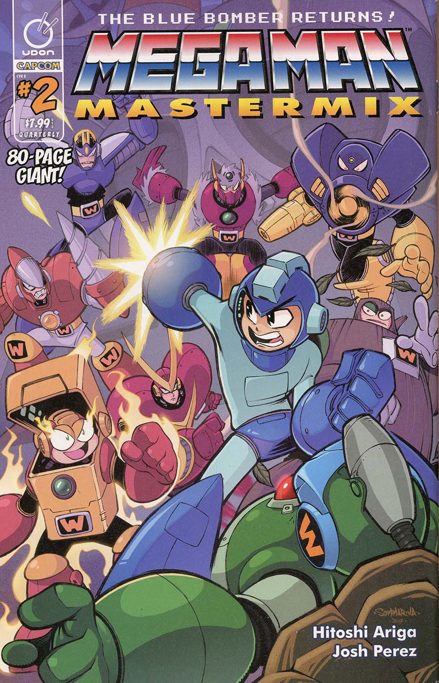 Mega Man Mastermix #2 Cover B Variant Jon Sommariva Cover