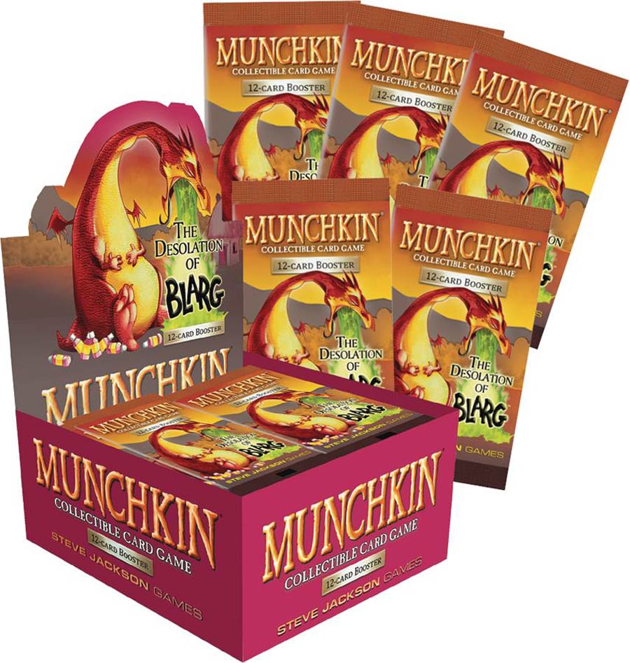 Munchkin CCG Desolation Of Blarg Booster Display