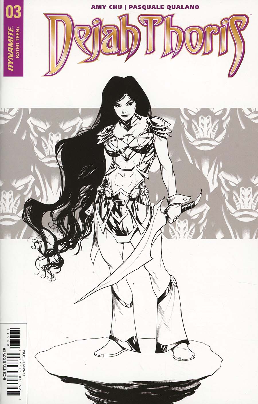 Dejah Thoris Vol 2 #3 Cover D Incentive Mike McKone Black & White Cover