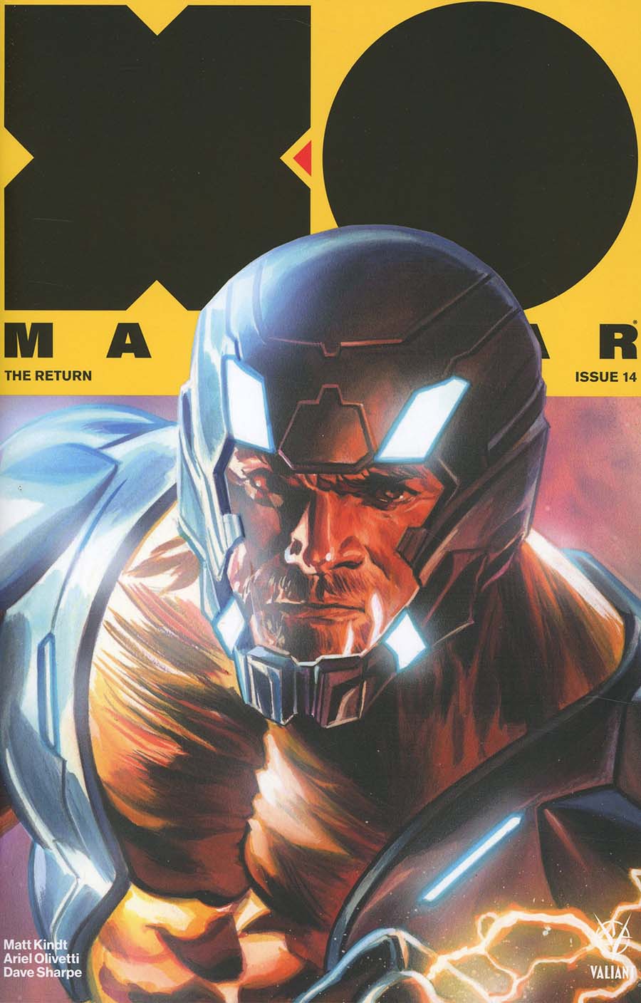 X-O Manowar Vol 4 #14 Cover E Incentive Felipe Massafera X-O Manowar Icon Variant Cover