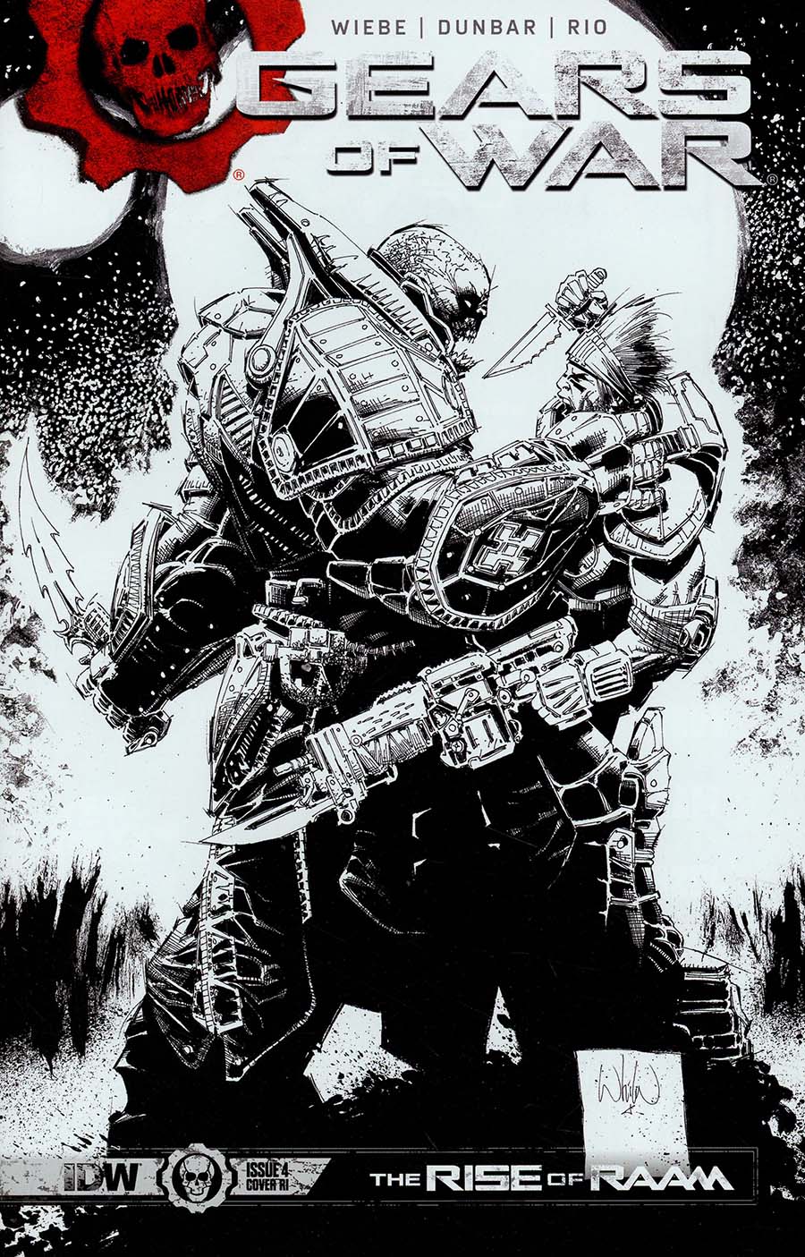 Gears Of War Rise Of RAAM #4 Cover C Incentive Whilce Portacio Sketch Cover