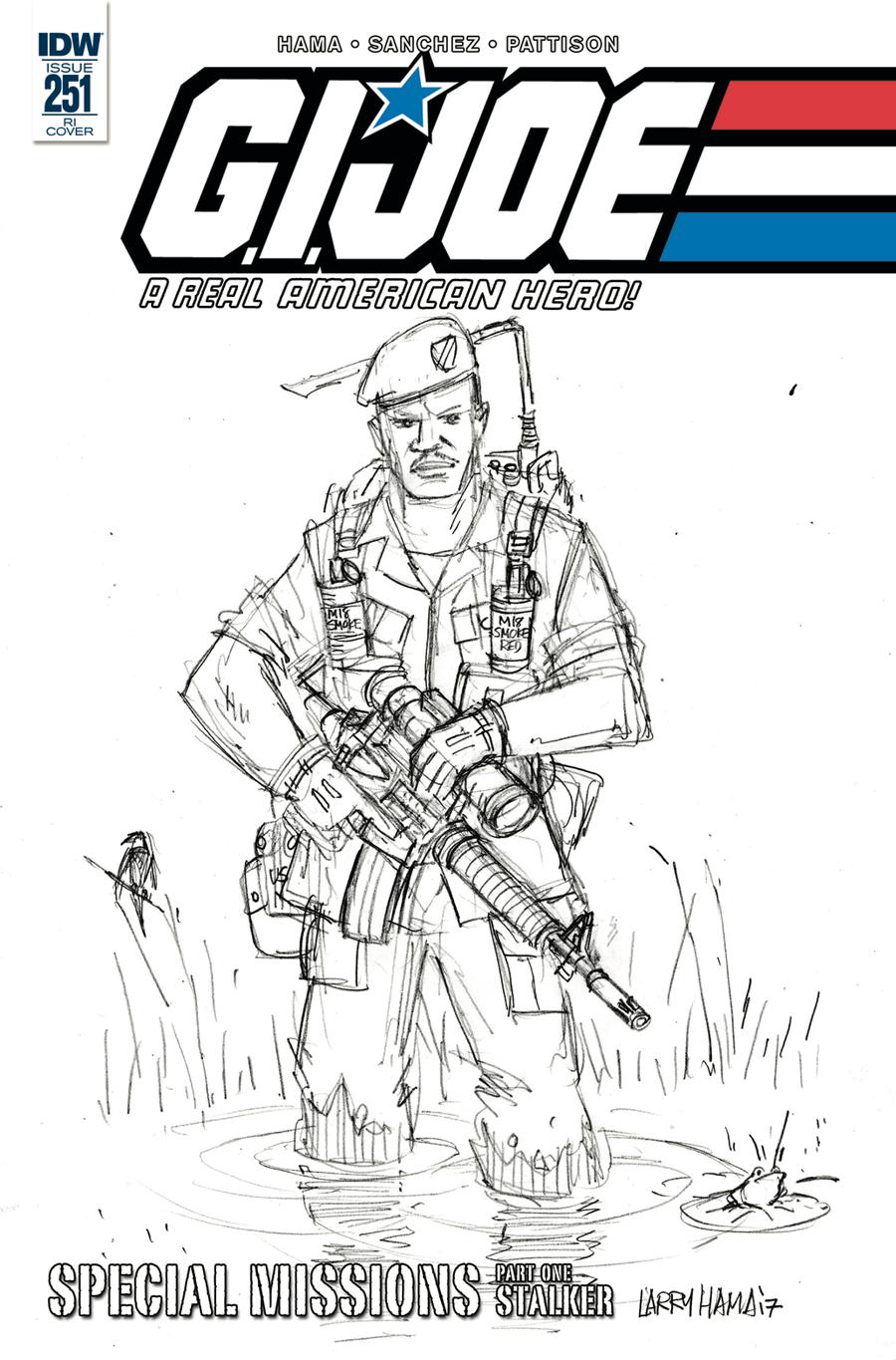 GI Joe A Real American Hero #251 Cover C Incentive Larry Hama Variant Cover