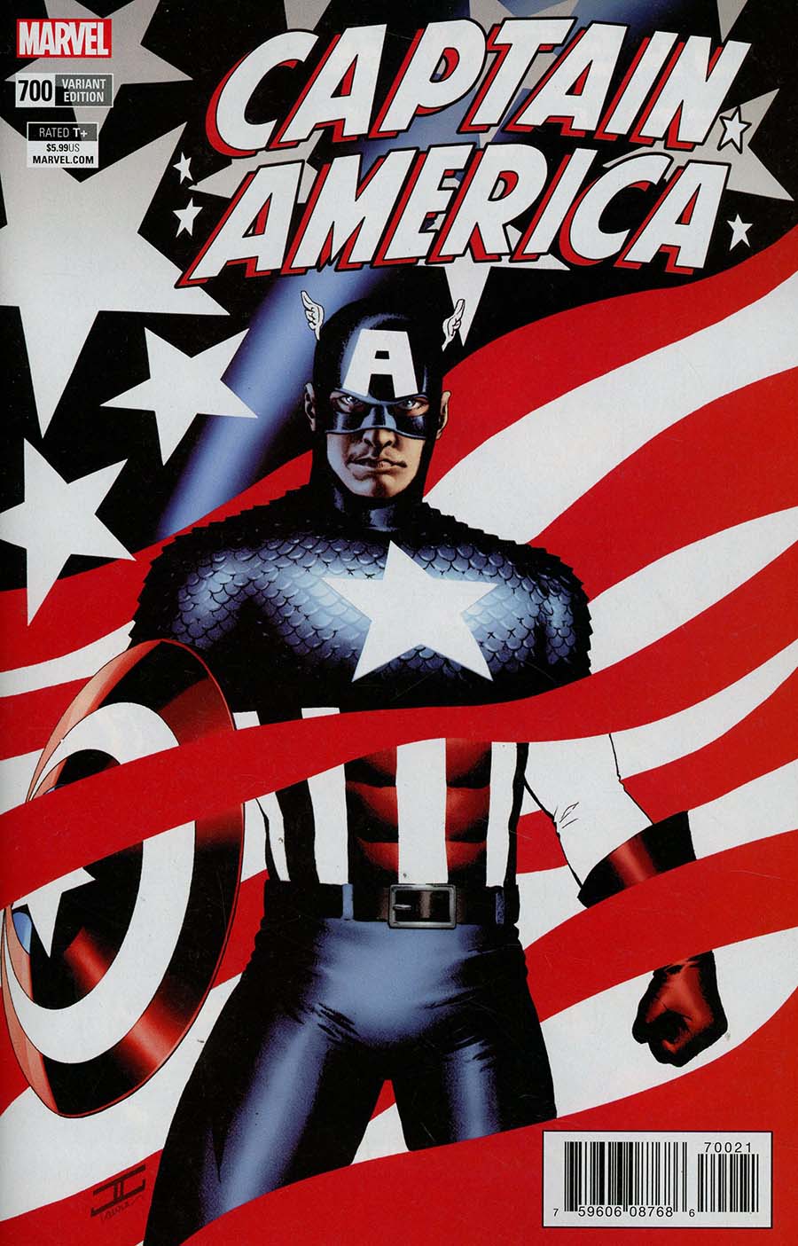 Captain America Vol 8 #700 Cover F Incentive John Cassaday Variant Cover