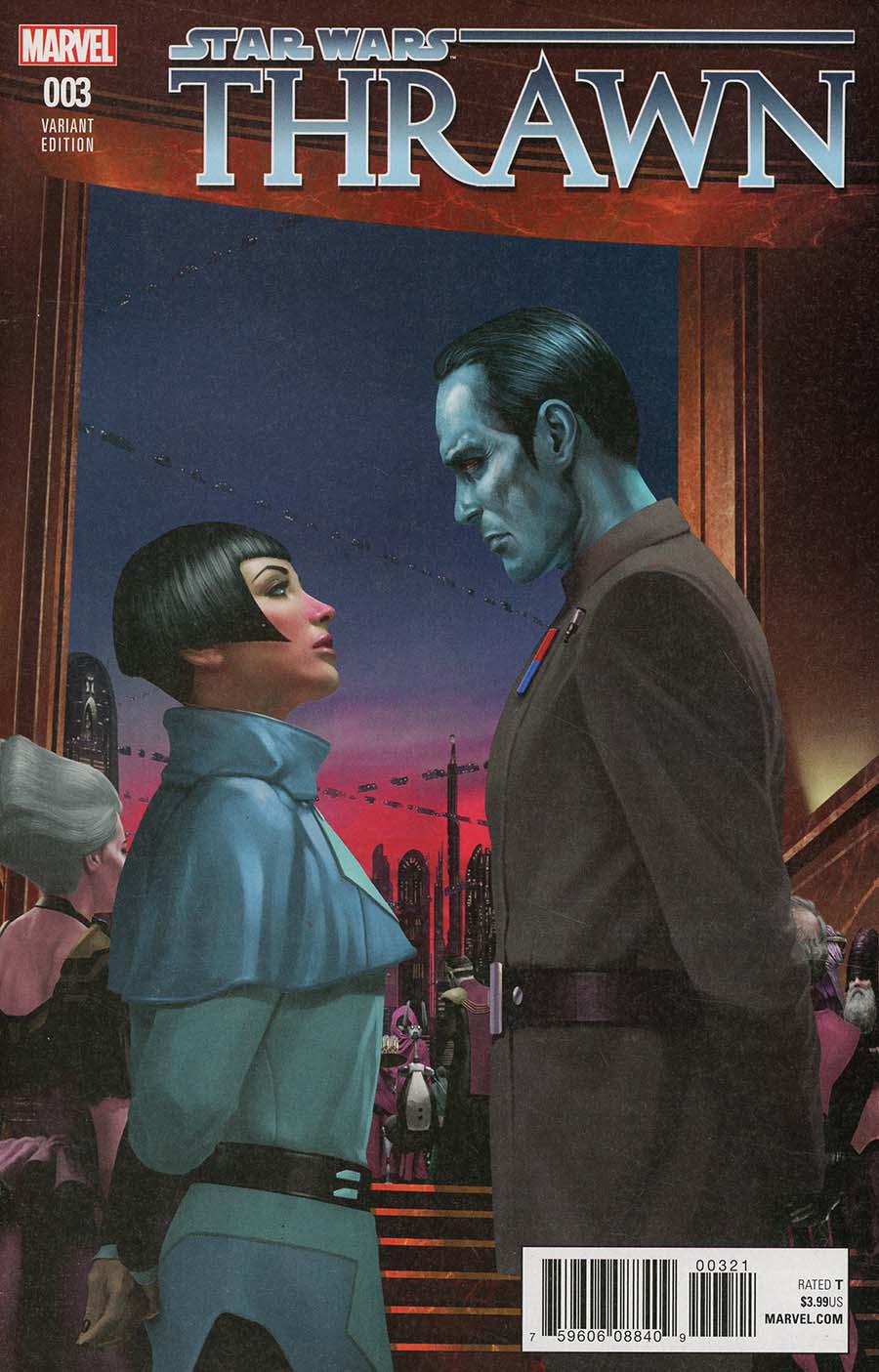 Star Wars Thrawn #3 Cover B Incentive Rahzzah Variant Cover