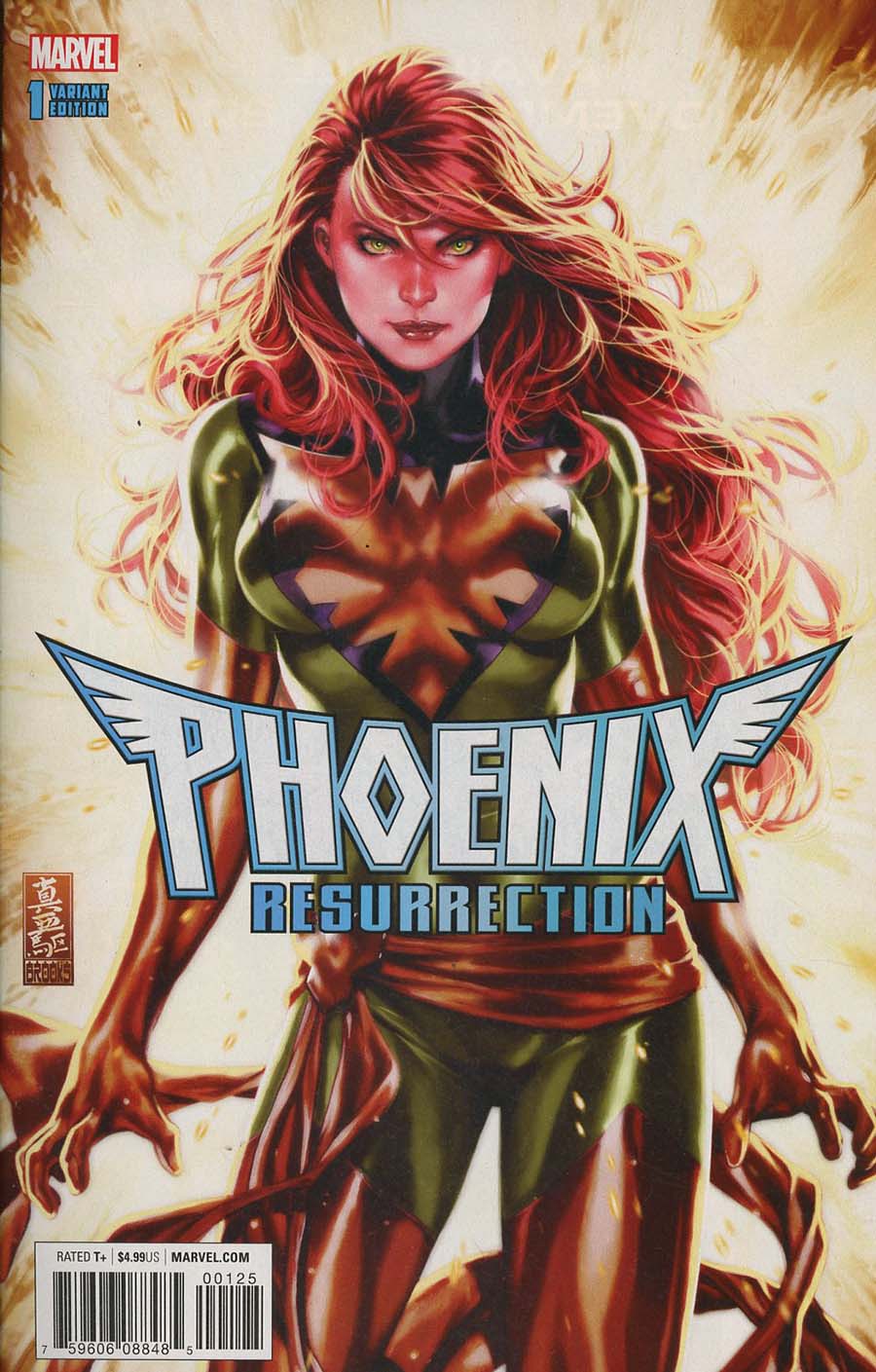 Phoenix Resurrection Return Of (Adult) Jean Grey #1 Cover R Incentive Comic Sketch Art Exclusive Mark Brooks Variant Cover