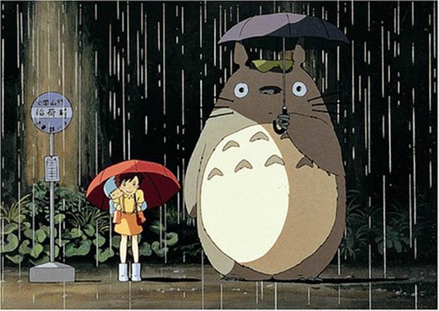 My Neighbor Totoro Petite Jigsaw Puzzle - 108-203 Totoro Rain Bus Stop