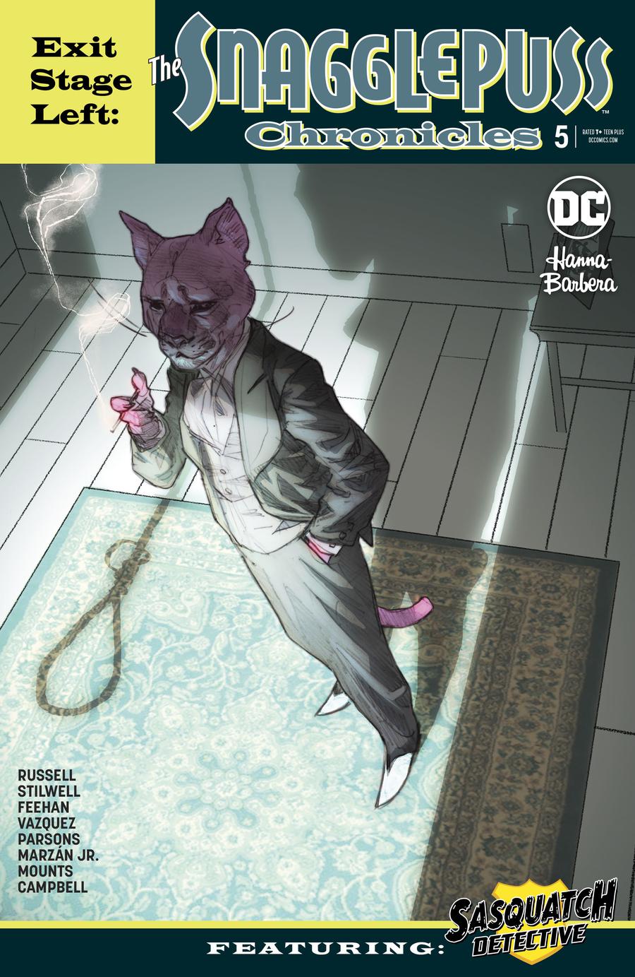 Exit Stage Left The Snagglepuss Chronicles #5 Cover A Regular Ben Caldwell Cover