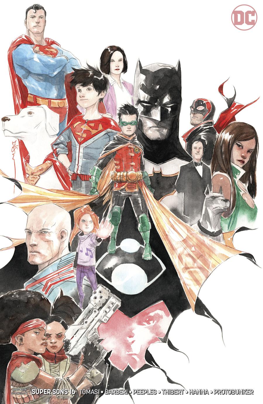 Super Sons #16 Cover B Variant Dustin Nguyen Cover