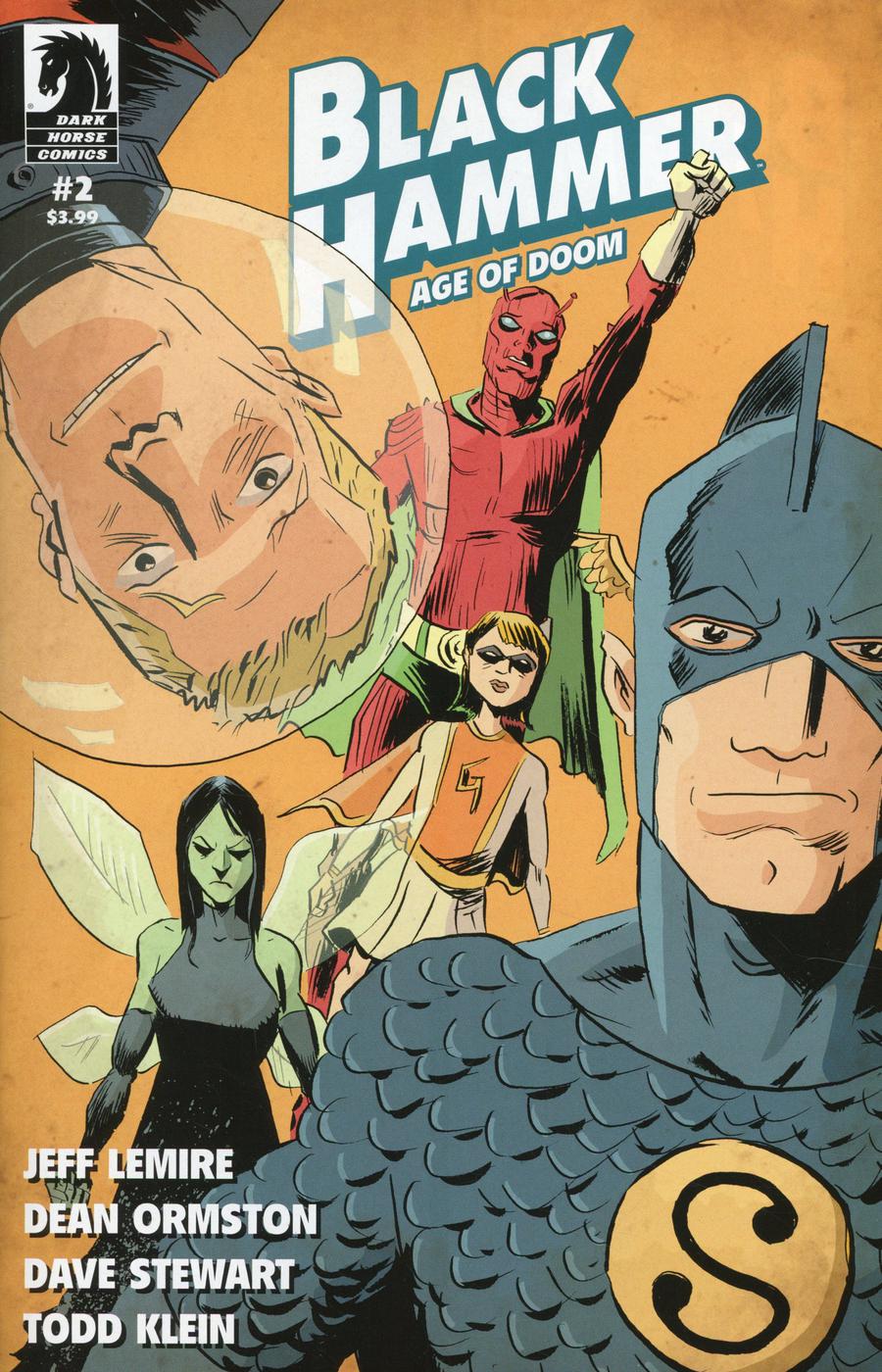 Black Hammer Age Of Doom #2 Cover B Variant Jeff Lemire Cover